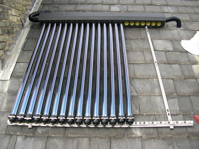 Vacuum tube solar water heater, 