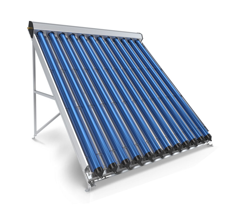 Authentic heater pipe solar collector with vacuum tube, 