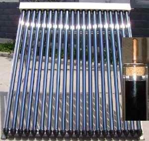 Balcony heat pipe pressurized solar collector, 