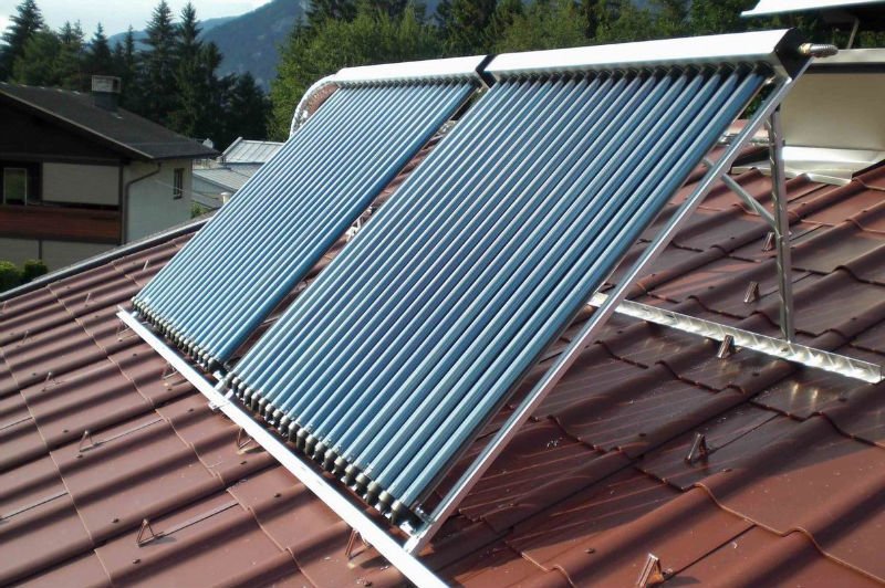 Buildings solar water heater collector, 