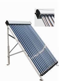 Color-coated evacuted tube solar water heater, 