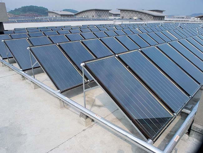 Double vacuum tube solar collector, 