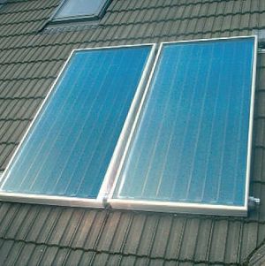 Energy flat plate air solar collector, 