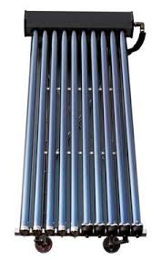 Evacuated solar collector, 