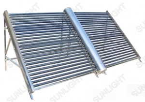 Evacuated tube solar water system, 