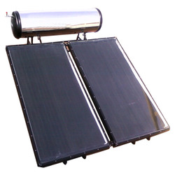 Flat panel solar concentrator plate, 