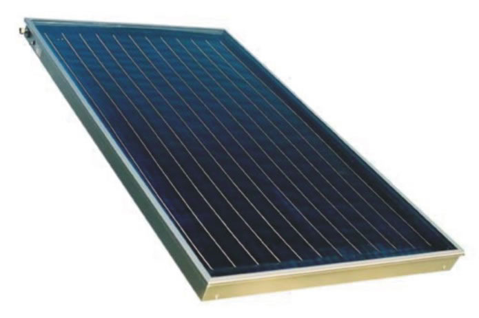 Flat plate heating solar collector, 