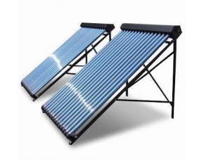 Golden color steel solar water heater, 