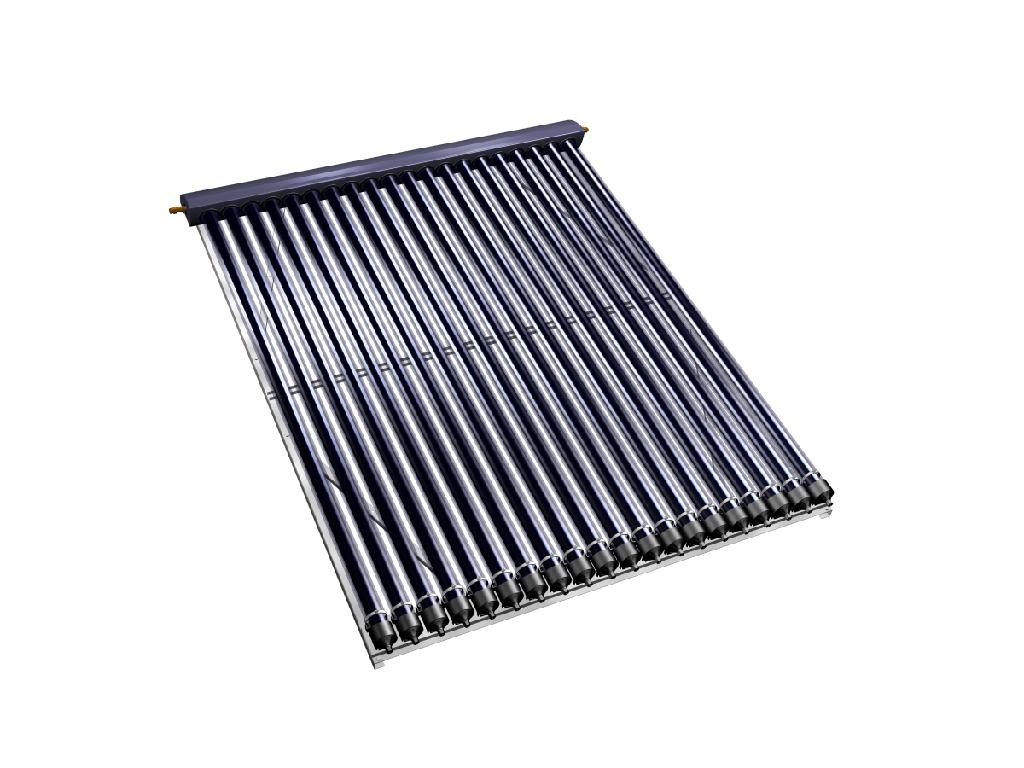 Heat pipe concentrated solar collector, 