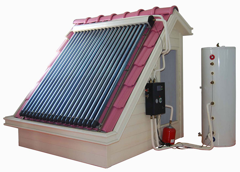 Heat pipe solar cells with solar, 