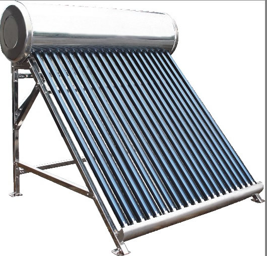 Heat pipe solar water heater, 