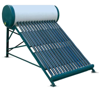 High-performance unpressurized vacuum tube solar collector, 