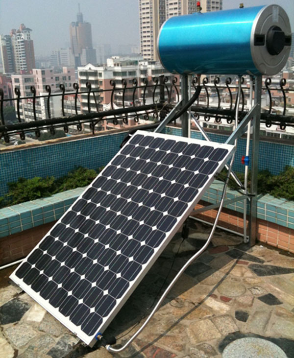 Integrative pressurized solar water heater, 