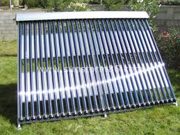 New style evacuated solar collector, 