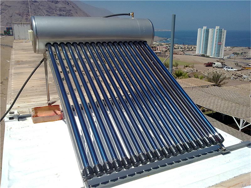 Non-pressure solar heater, 