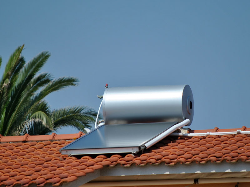 Non-pressure stainless steel solar water heaters, 