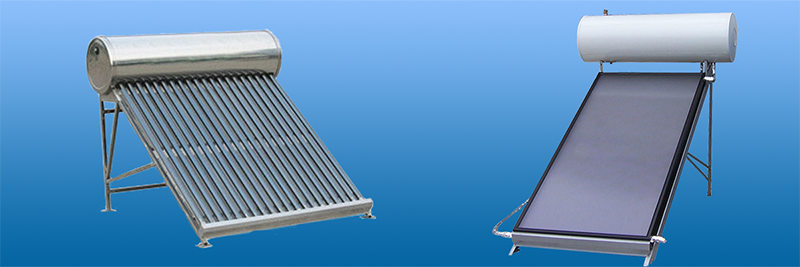 Pressured solar water heater, 