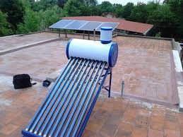 Pressurized heat pipe solar water heater, 