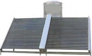 Sectional metal heat-pipe solar collector, 