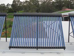 Solar collector with copper heat pipe, 