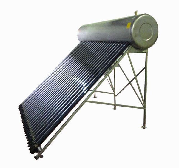 Solar energy water bucket heater, 