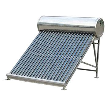 Solar panel water heater, 