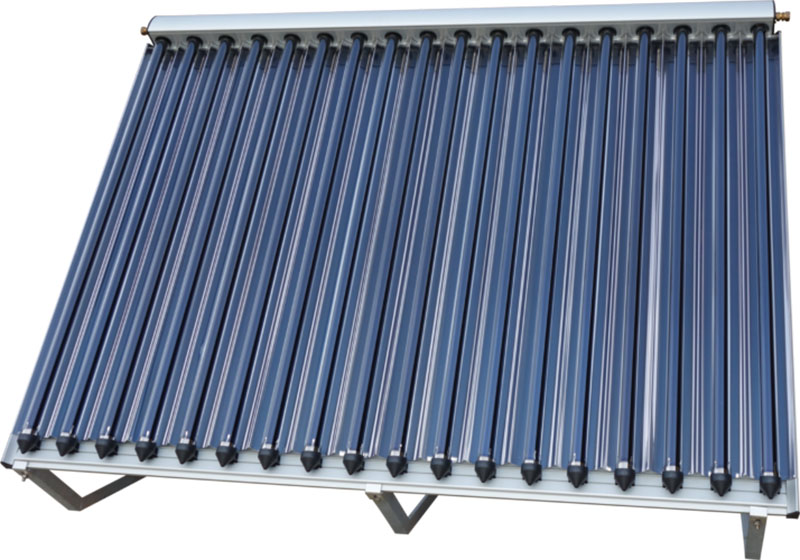 Solar vacuum tubes and heat pipes collector, 