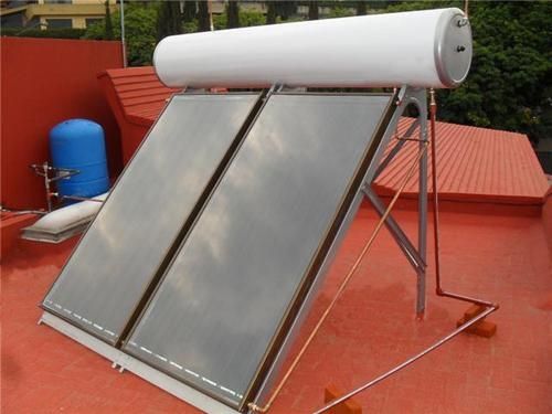 Solar water heater roof system, 