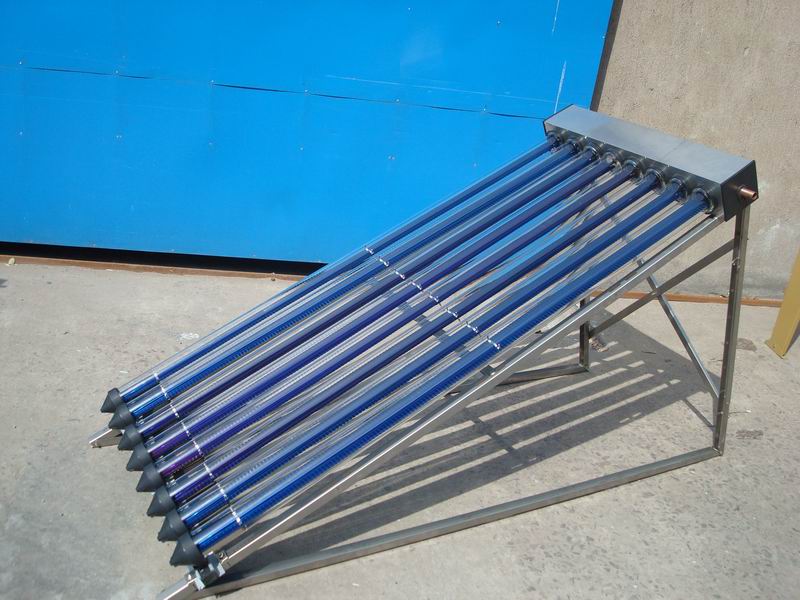 Split rubber heat copper pipe solar collector, 