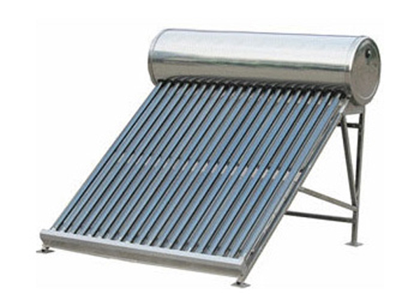 Stainless steel unpressurized solar water heater, 