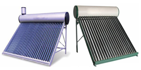 Rooftop solar water heater, 