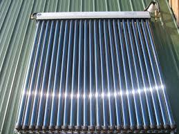 U-type copper tube evacuated solar collector, 