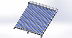 Authentic quality solar collector with vacuum tube