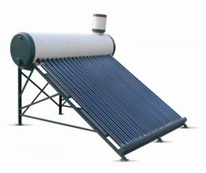 Electric battery solar water heater