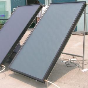 Evacuated flat panel solar collectors