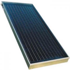 Flat plate solar collectors system