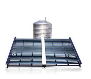 Solar water heater with tank