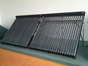 Heat pipe solar panel with solar