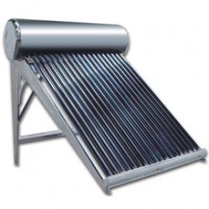 Heat pipe solar water heater