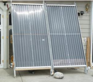 Heat pipe vacuum tubes solar collector