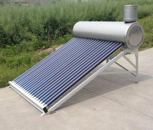 High pressure heat pipe solar water heater