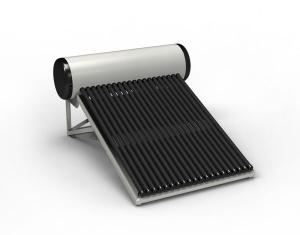 Non pressurized heat pipe solar water heater