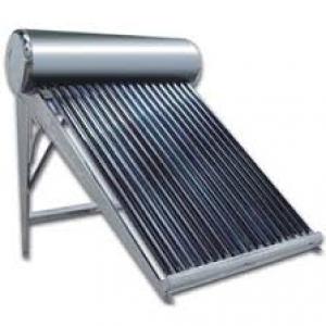 Pressurized heat pipe solar water heater