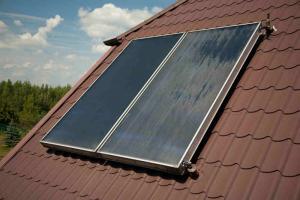 Sun energia flat plate solar collector