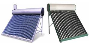 Rooftop solar water heater