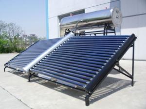 Thermodynamic heat pipe parabolic solar collector