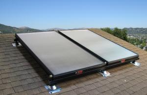 Various flat plate heating solar collector